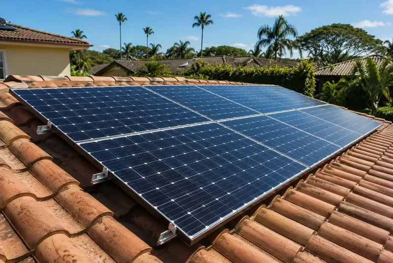 Installation de panneaux solaires à Crespin